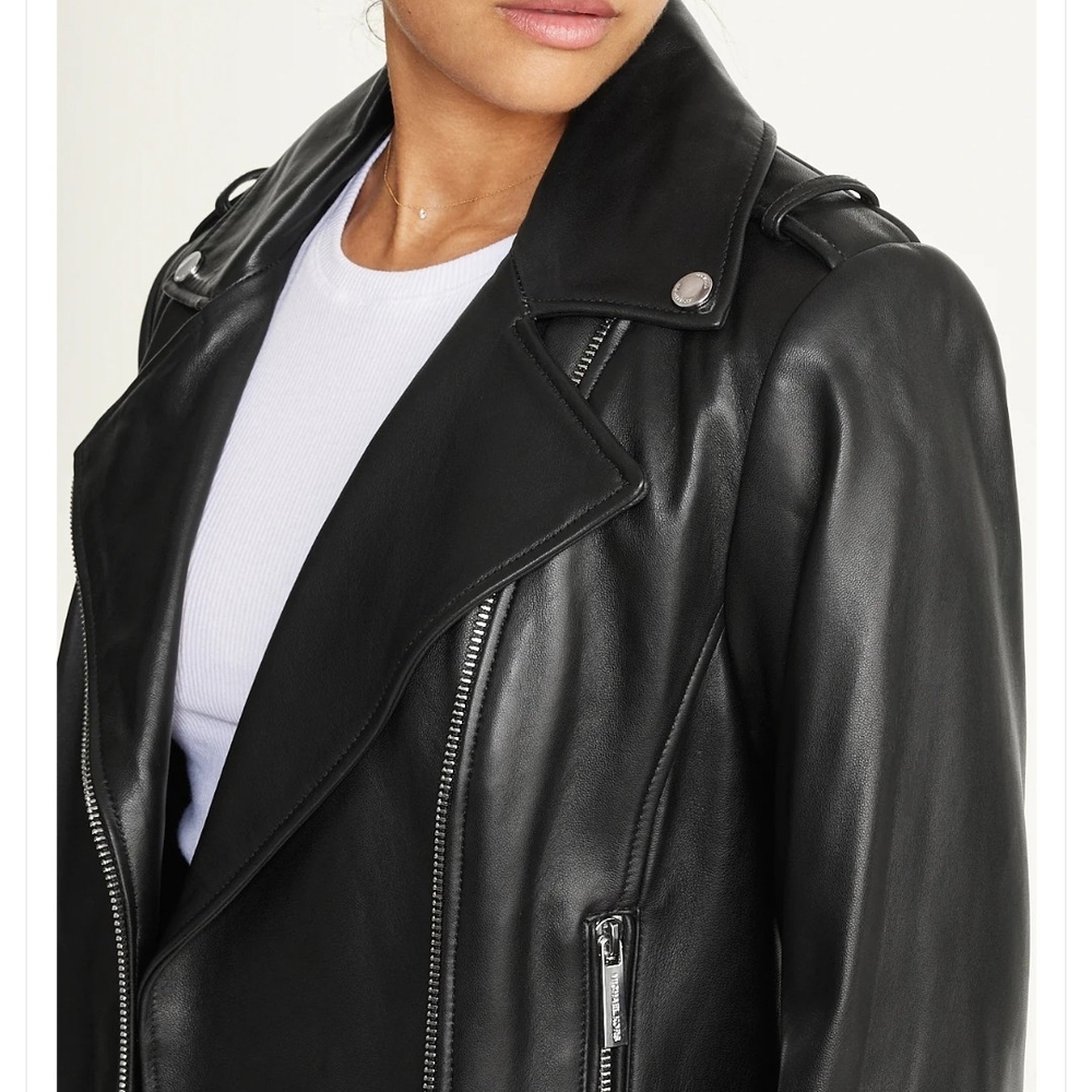 Michael Kors Black Leather Jacket